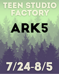 Teen Studio Factory Ark 5 July 24 through August 5